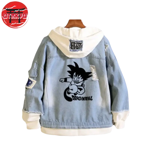 veste-en-jean-goku-dragon-ball-z