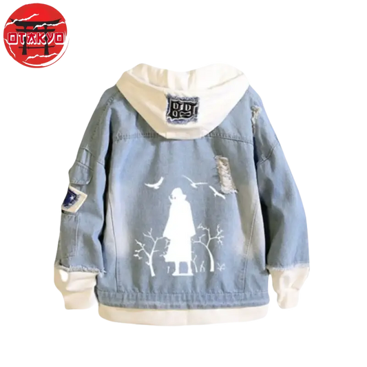 Veste en jean Itachi Uchiwa - Naruto™ - Otakyo