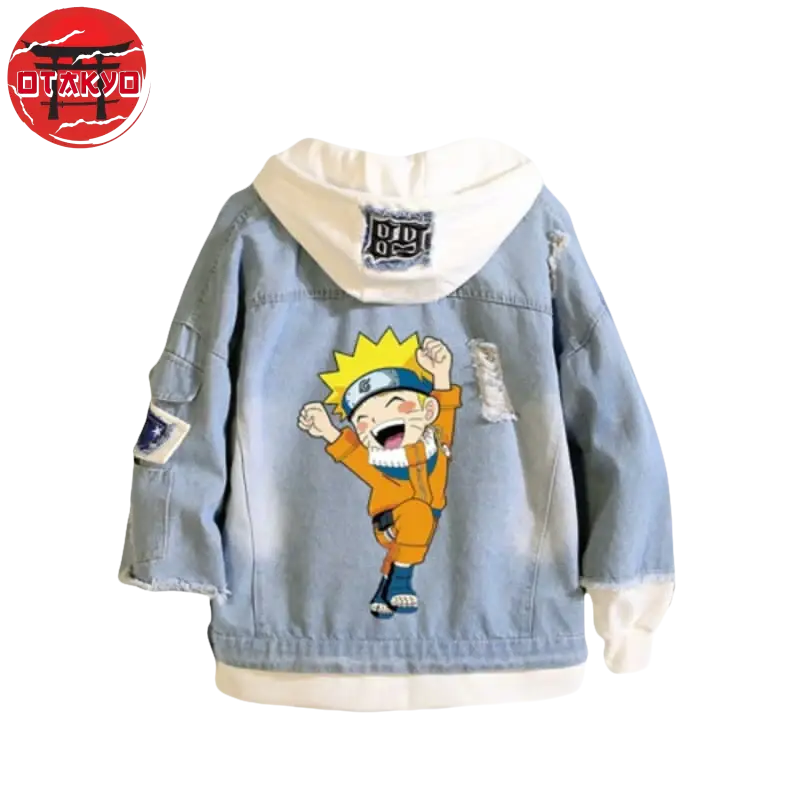 Veste en jean Naruto Chibi - Naruto™ - Otakyo
