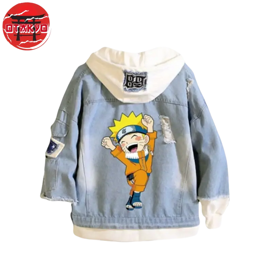 Veste en jean Naruto Chibi - Naruto™ - Otakyo