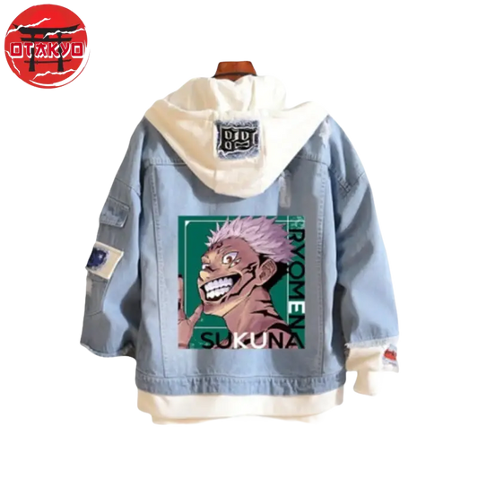 Veste en jean Ryomen Sukuna - Jujutsu Kaisen™ - Otakyo