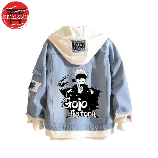 Veste en jean Satoru Gojo - Jujutsu Kaisen™ - Otakyo