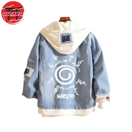 Veste en jean Sceau Kyûbi - Naruto™ - Otakyo